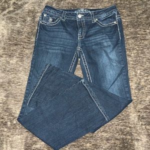 Paisley Sky Size 10 dark was denim jean